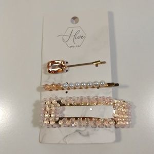 Hive and Co. Hair Accessories Barrettes 3 pieces